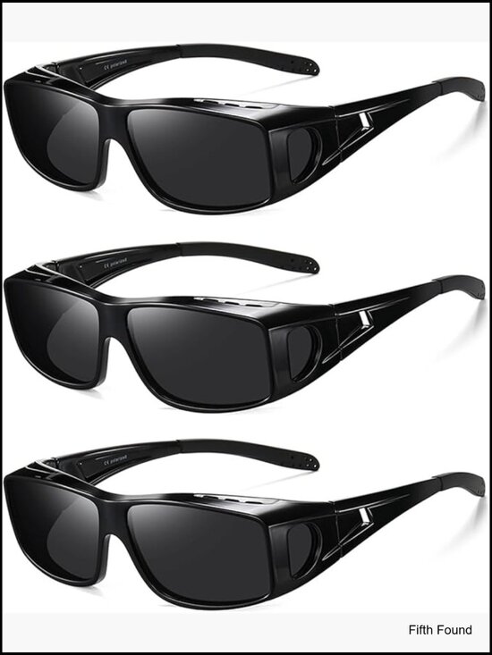 Polarized Wrap-Around Sunglasses UV400 Protection for Driving Outdoor